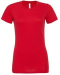Bella + Canvas Ladies' Relaxed Jersey Short-Sleeve T-Shirt RED