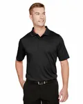 Harriton Men's Tall Advantage Snag Protection Plus IL Polo BLACK