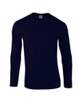 Gildan Adult Softstyle Long-Sleeve T-Shirt Navy