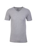 Next Level Apparel Men's Cotton V Heather Gray