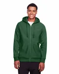 Team 365 Men's Zone HydroSport Heavyweight Full-Zip Hooded Sweatshirt SPORT DARK GREEN