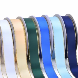 Metallic Edge Double Face Satin Ribbon - Custom Flying Discs