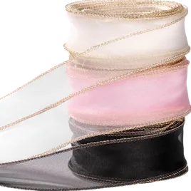 Blank Metallic Edge Wavy Ribbon - Custom Flying Discs