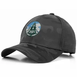 Dark Camou Polyester Baseball Cap - Custom Flying Discs