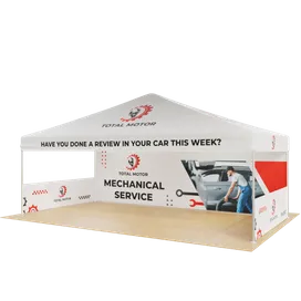 Custom Outdoor Trade Show Displays Heavy Duty 20ft X 10ft - Custom Flying Discs