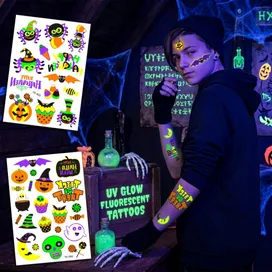 UV Glow Fluorescent Tattoos - Custom Flying Discs