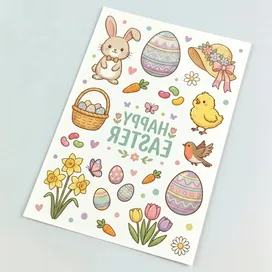 Temporary Tattoos Sheet - Custom Flying Discs