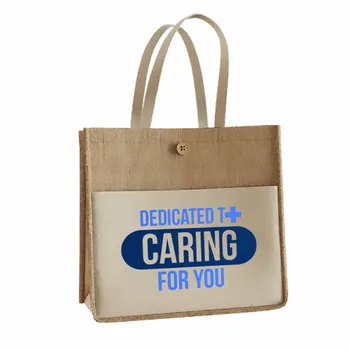 Jute Tote Bags - Custom Flying Discs
