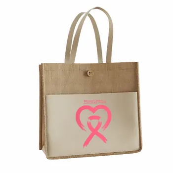 Jute Tote Bags - Custom Flying Discs