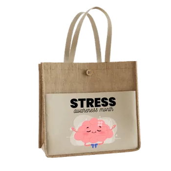 Jute Tote Bags - Custom Flying Discs