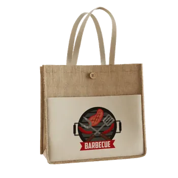 Jute Tote Bags - Custom Flying Discs