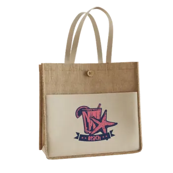 Jute Tote Bags - Custom Flying Discs