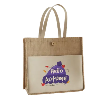 Jute Tote Bags - Custom Flying Discs