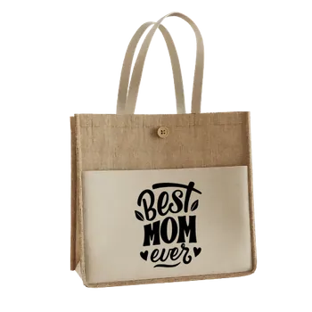 Jute Tote Bags - Custom Flying Discs