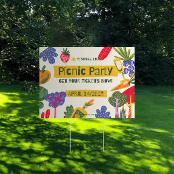 Yard Signs - Custom Flying Discs