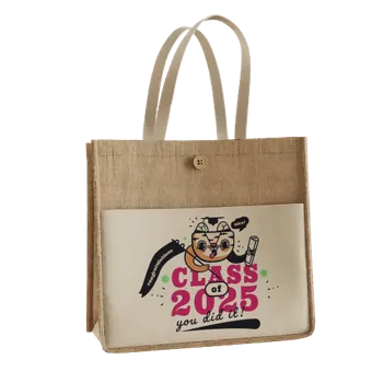 Jute Tote Bags - Custom Flying Discs