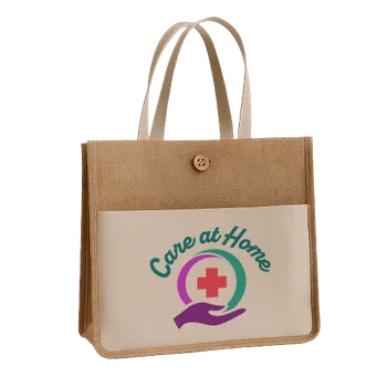 Jute Tote Bags - Custom Flying Discs
