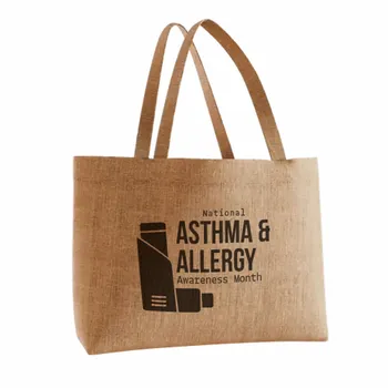 Jute Tote Bags - Custom Flying Discs