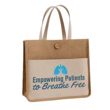 Jute Tote Bags - Custom Flying Discs
