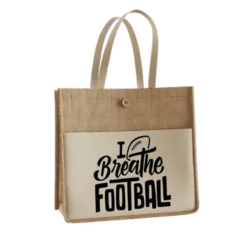 Jute Tote Bags - Custom Flying Discs