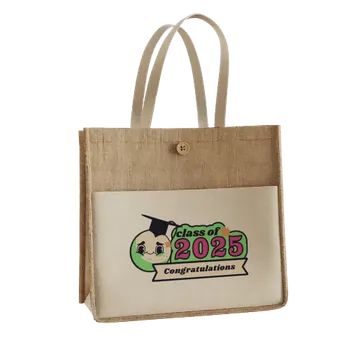 Jute Tote Bags - Custom Flying Discs