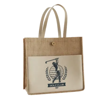 Jute Tote Bags - Custom Flying Discs
