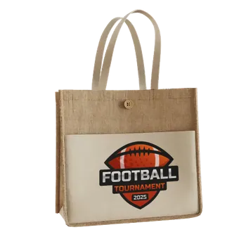 Jute Tote Bags - Custom Flying Discs