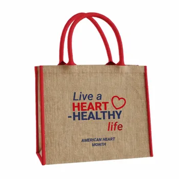 Jute Tote Bags - Custom Flying Discs