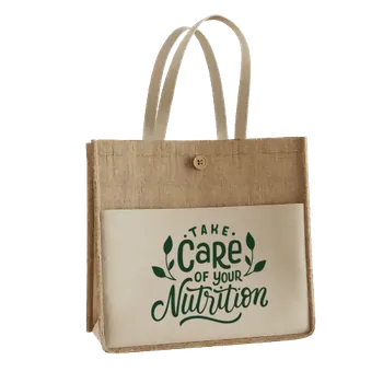 Jute Tote Bags - Custom Flying Discs