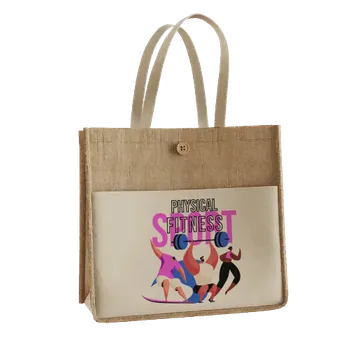 Jute Tote Bags - Custom Flying Discs