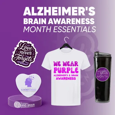 Alzheimer's Brain Awareness Month Essentials - Custom Flying Discs