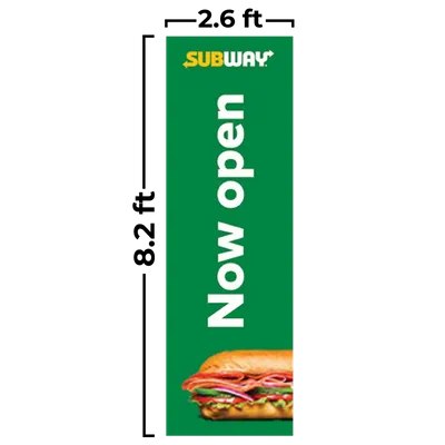 2.6 ft x 8.2 ft 2.6 ft x 8.2 ft - Custom Flying Discs