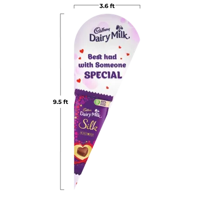 3.6 ft x 9.5 ft - Custom Flying Discs