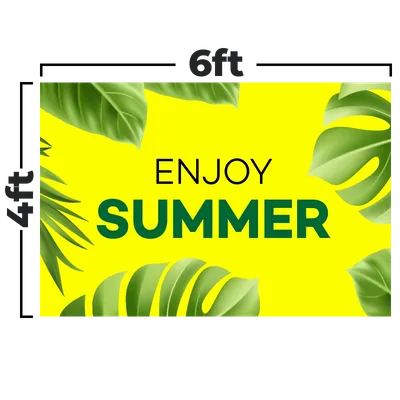 6 x 4 ft - Custom Flying Discs