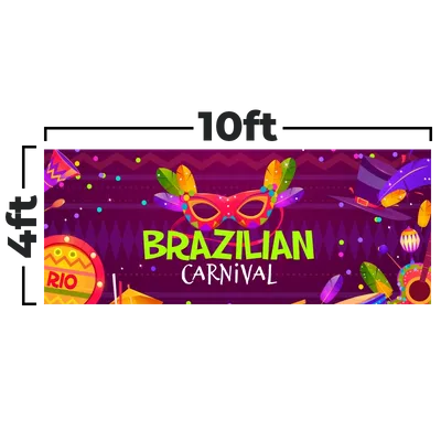 10 x 4 ft - Custom Flying Discs