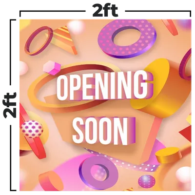 2 x 2 ft - Custom Flying Discs