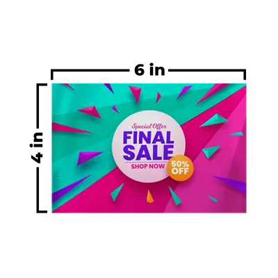 6 x 4 in 6 x 4 in - Custom Flying Discs