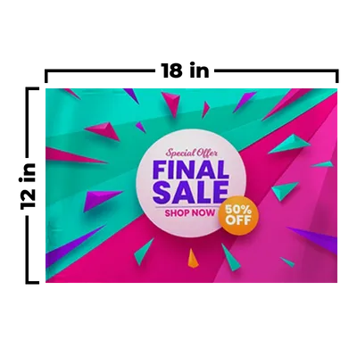 18 x 12 in 18 x 12 in - Custom Flying Discs