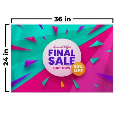 36 x 24 in 36 x 24 in - Custom Flying Discs