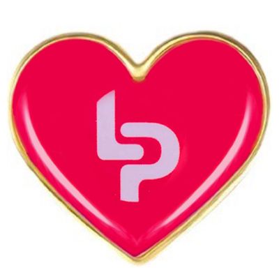 Heart Lapel Pin Heart Lapel Pin - Custom Flying Discs