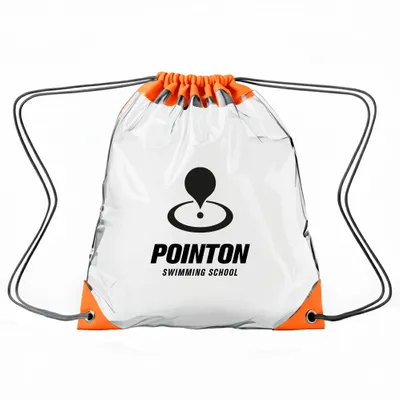 Clear - Orange - Custom Flying Discs