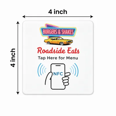 4 x 4 in - Custom Flying Discs