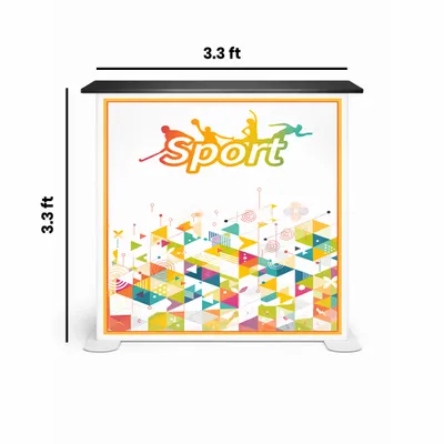 3.3 x 3.3 ft - Custom Flying Discs