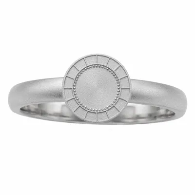 Matte Silver Plating - Custom Flying Discs