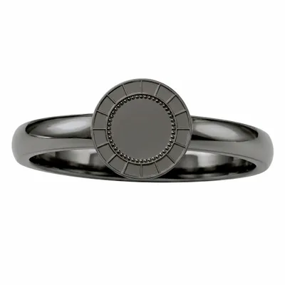 Glossy Black Nickel Plating - Custom Flying Discs