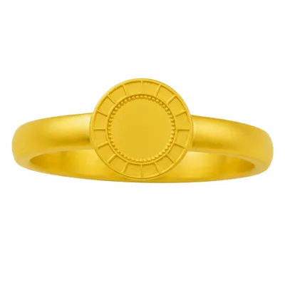 Matte Yellow Plating - Custom Flying Discs