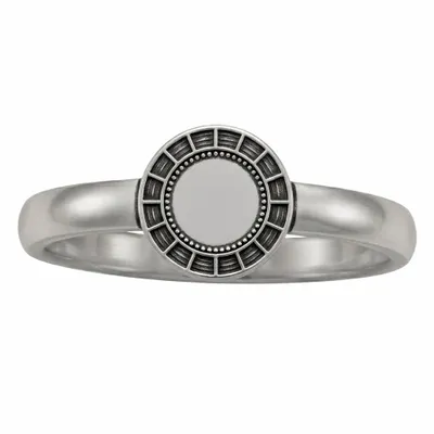 Antique Silver Plating - Custom Flying Discs