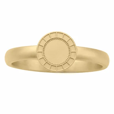 Matte Gold Plating - Custom Flying Discs