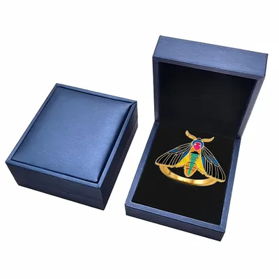 Blue PU Box - Custom Flying Discs