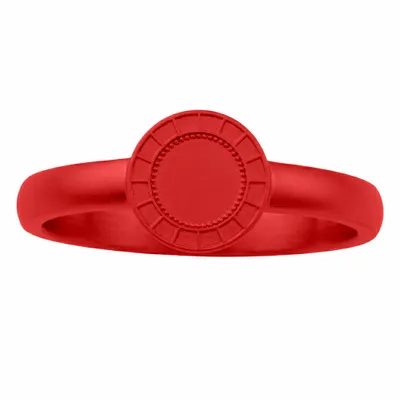 Matte Red Plating - Custom Flying Discs